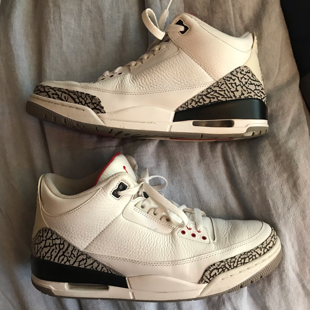 Jordan 3 white cement